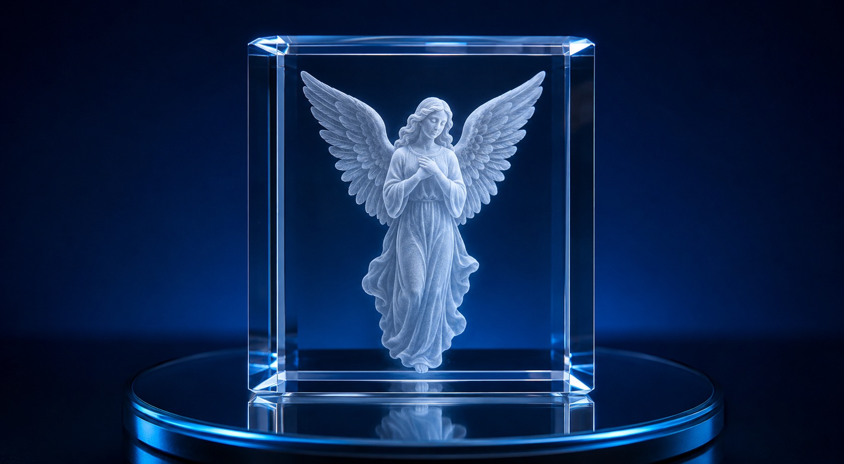 3D crystal laser pet portrait