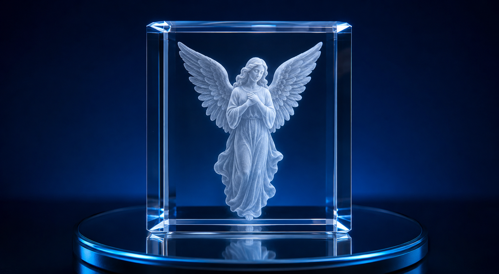 3D crystal laser pet portrait