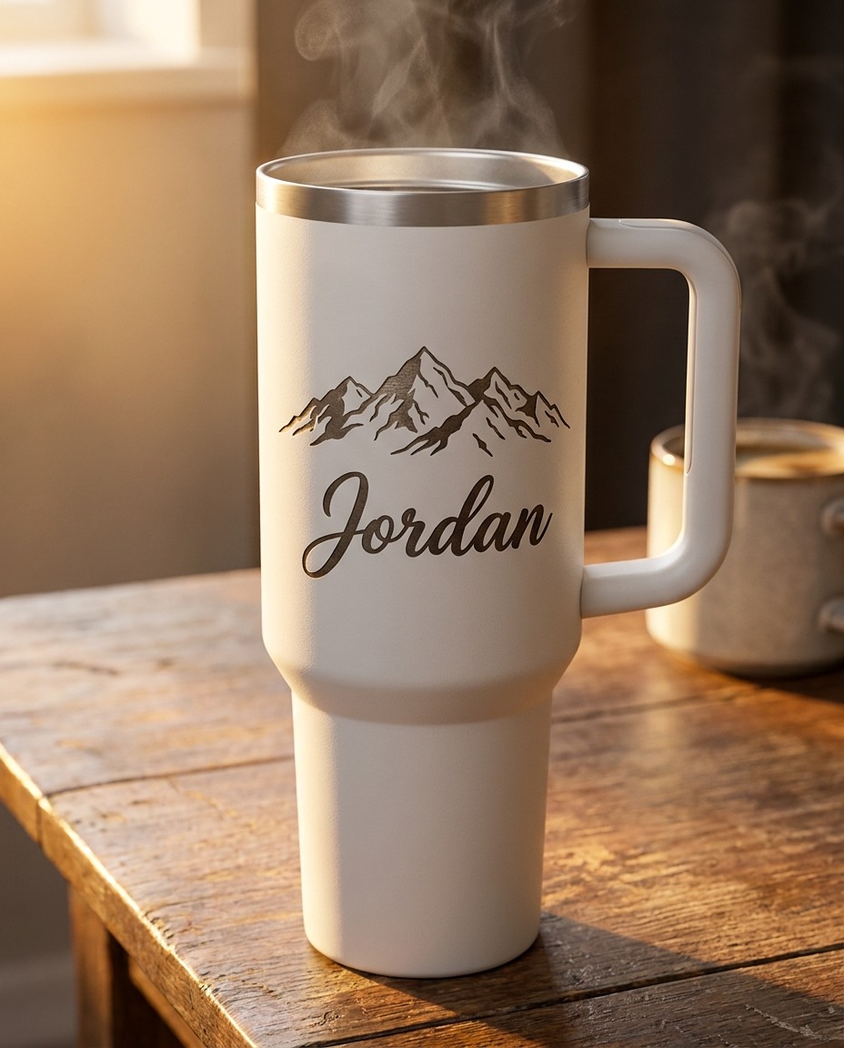 Engraved Stanley tumbler