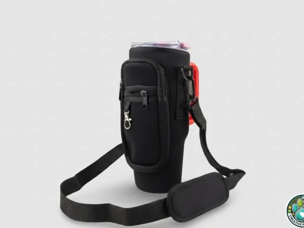 40oz Portable Tumbler Sleeve Bag w/ Strap & Hook – Everyday Carry Pro