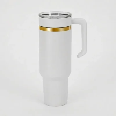photo_2026-04-05_20-12-09 40oz White & Gold Premium Tumbler with Handle – Custom Engraving Ready