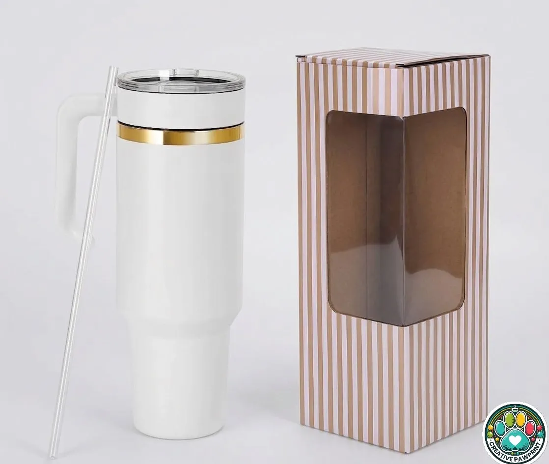 photo_2026-04-05_20-12-13 40oz White & Gold Premium Tumbler with Handle – Custom Engraving Ready