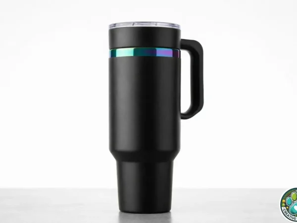 40 oz Custom Tumbler – Premium Iridescent Engraving Finish