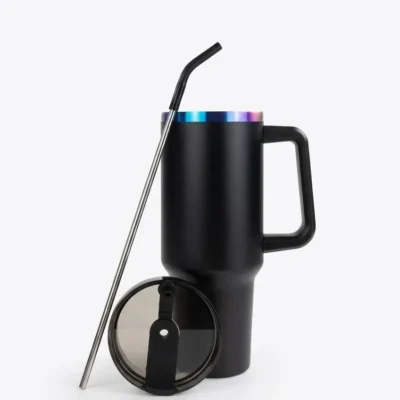 #1 40oz Powder Coated Traveler Tumbler – Premium Customization