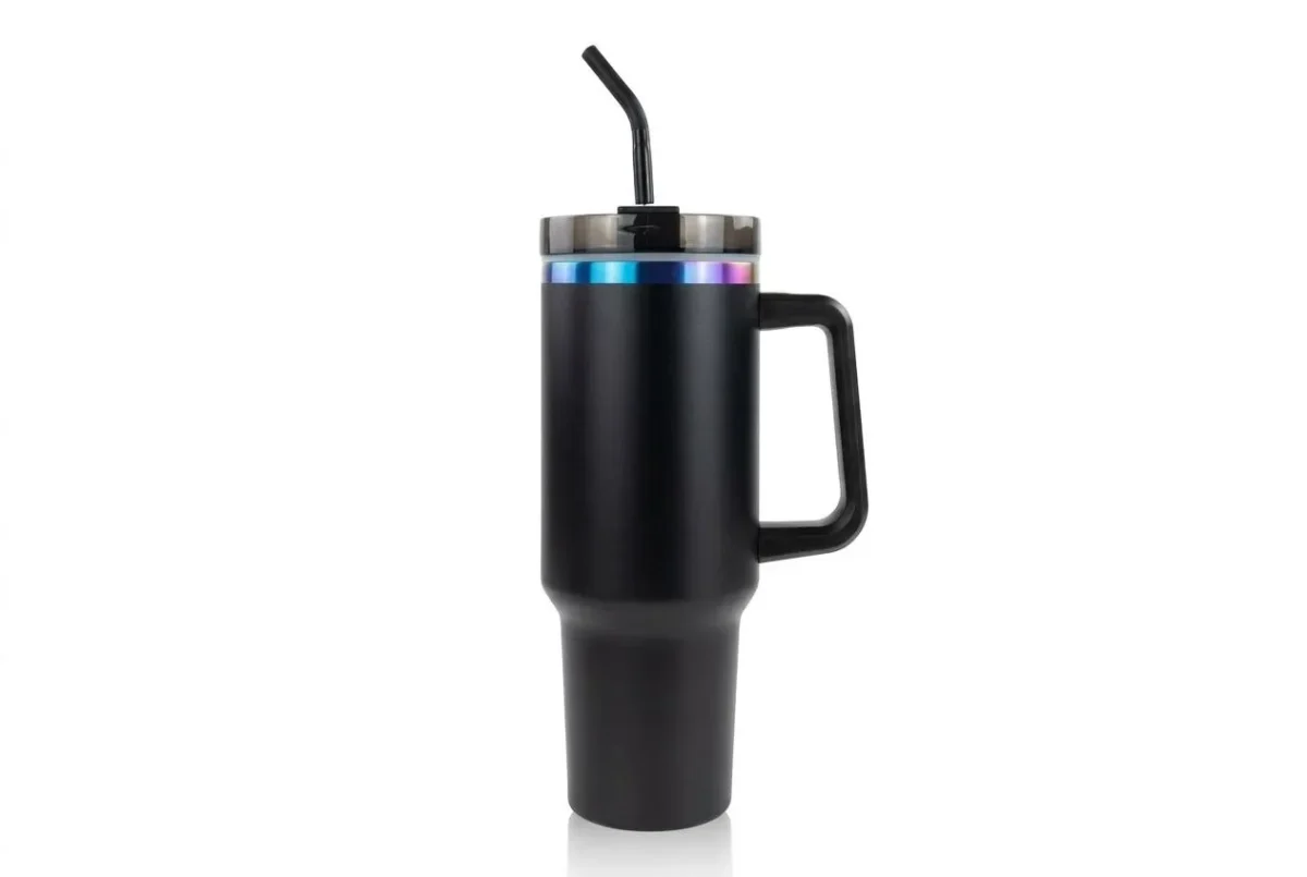 #3 40oz Powder Coated Traveler Tumbler – Premium Customization