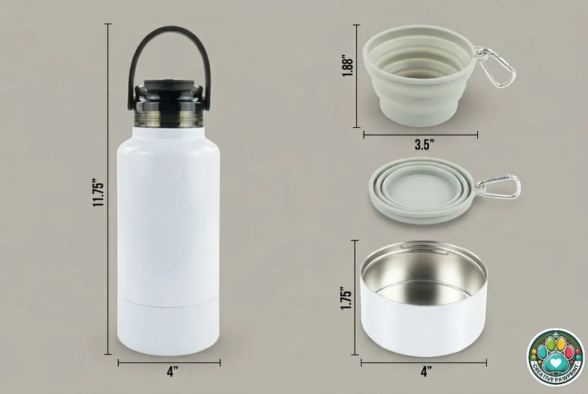 32oz Hydro Hound Tumbler – Sublimatable & Pet Travel System