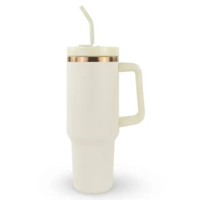 #5 40oz Powder Coated Traveler Tumbler – Premium Customization