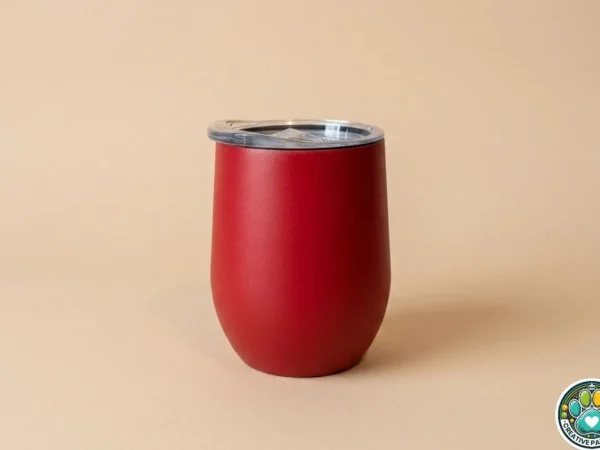 Vaso rojo 12oz Personalized Thermal Wine Tumbler – Style and Elegance in Every Sip